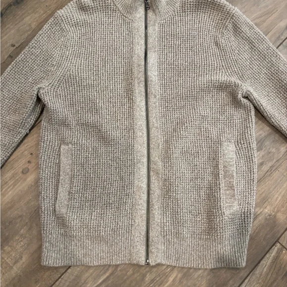 Banana Republic Mock Neck Zip Up Sweater Jacket